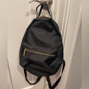 Herschel Supply Company black mini backpack/purse